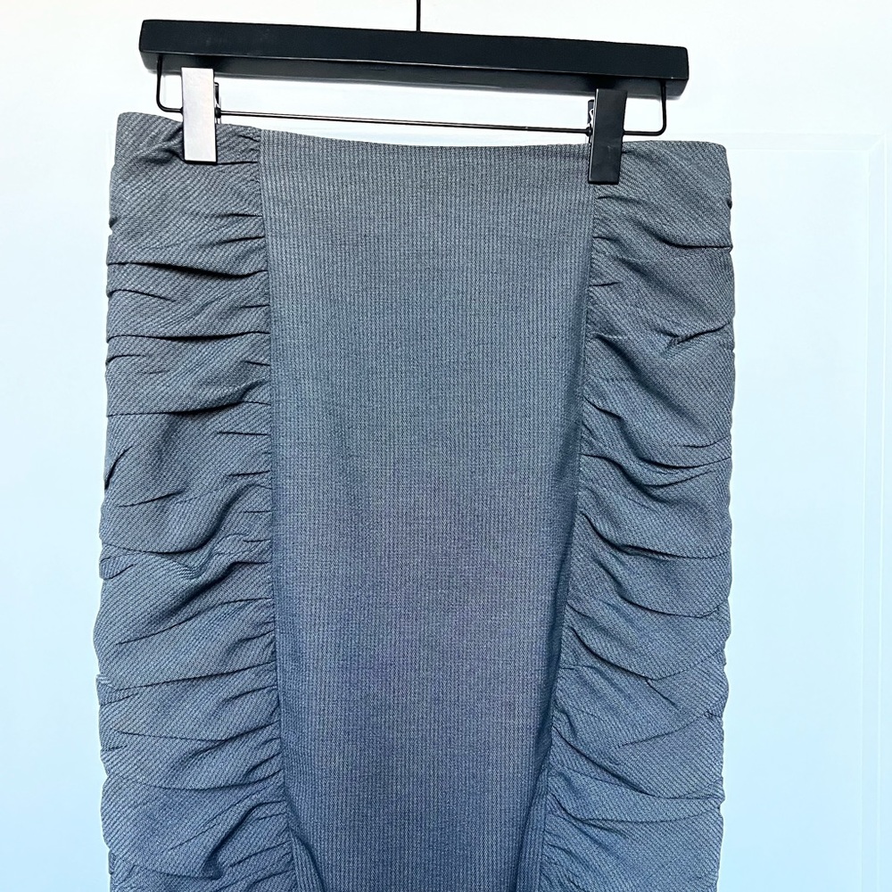 Cartonnier Anthropology ruched grey skirt -  ACT NOW REMOVING LISING TOMORROW